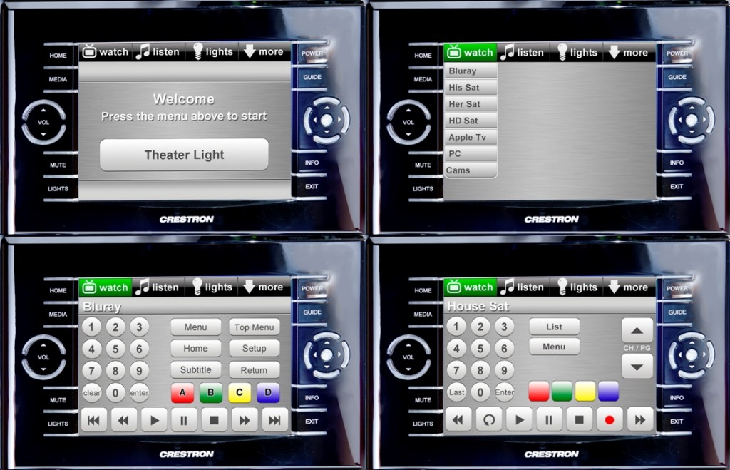 Crestron Theater_interface