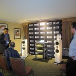10 Johan Coorg Kef explain KEF R series at Newport Audio Show 2014