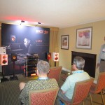Richard Schram Parasound explain Parasound & KEF LS 50 Room 2 Newport Audio Show 2014